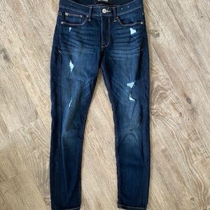 EXPRESS mid-rise legging Jeans dark wash sz4